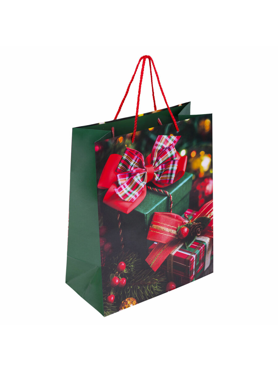 Подарочный пакет Золотая сказка новогодний для упаковки - фото 3