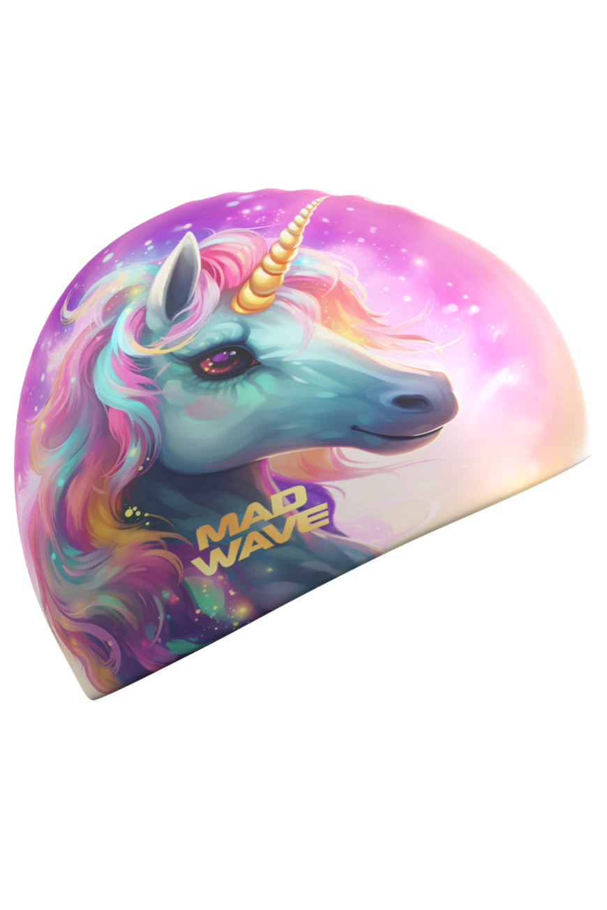 Шапочка в бассейн Mad Wave Unicorn HQ - фото 2