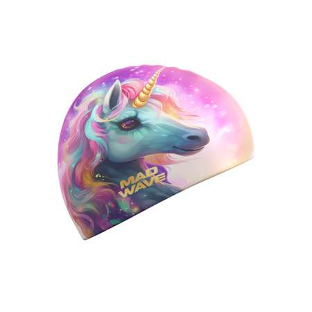 Шапочка в бассейн Mad Wave Unicorn HQ