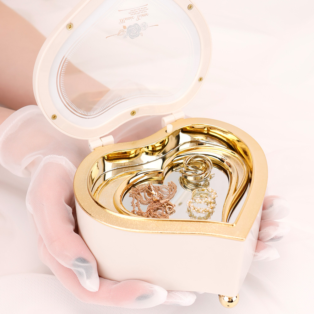 Детская Шкатулка музыкальная TIPTOPOLIS Сердце белая - фото 8