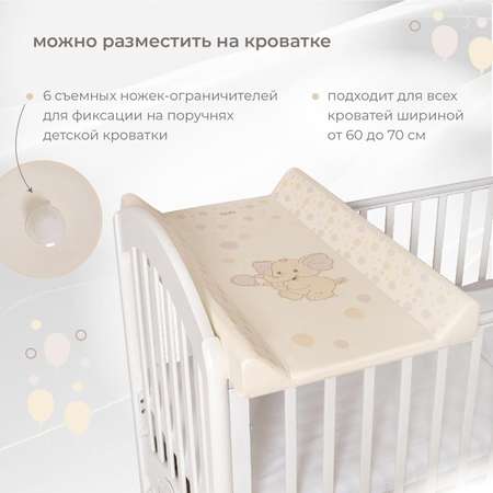 Доска пеленальная Nuovita Parallelo Elefante Ванильный