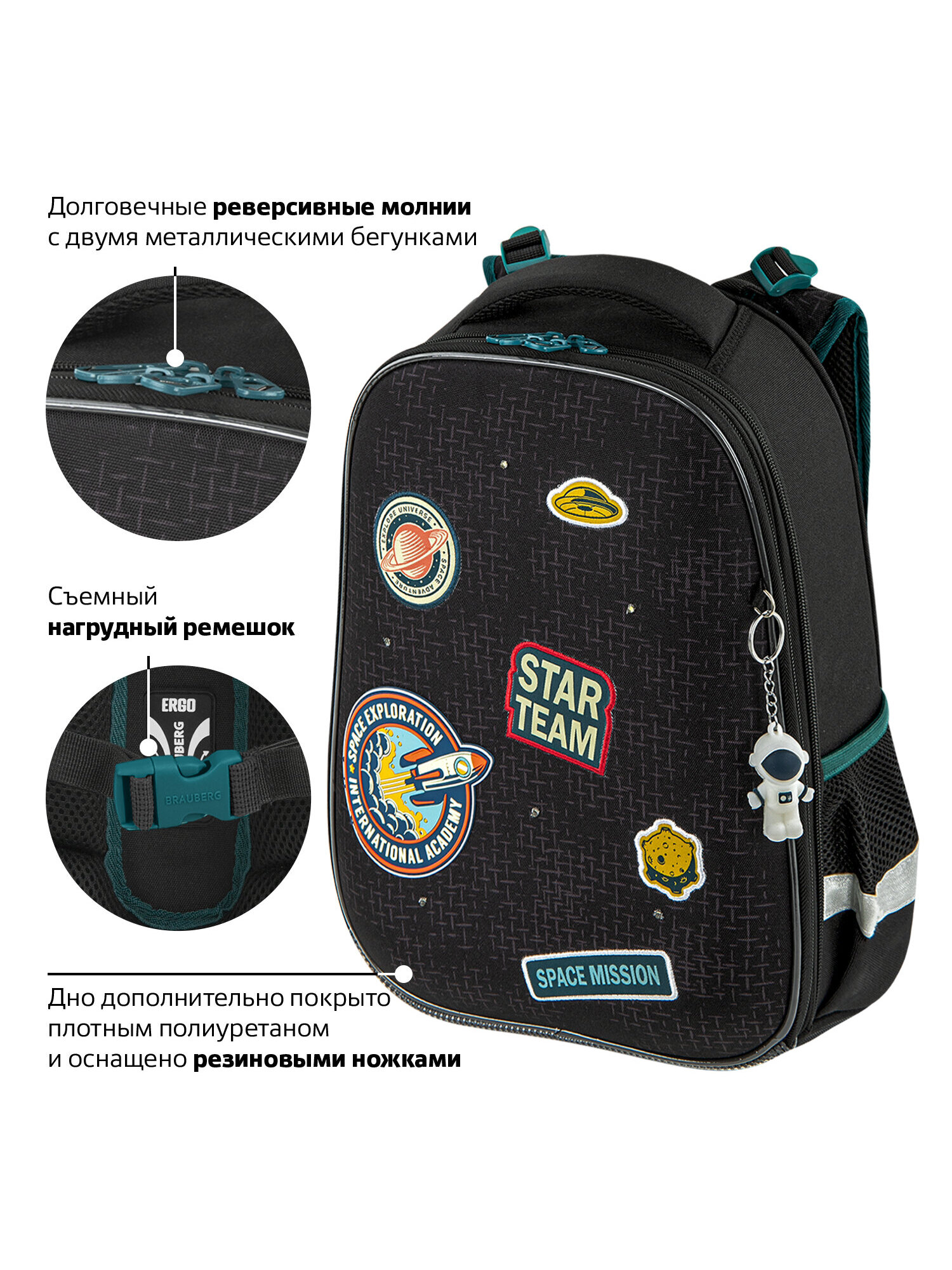 Ранец Brauberg Premium Space mission - фото 6