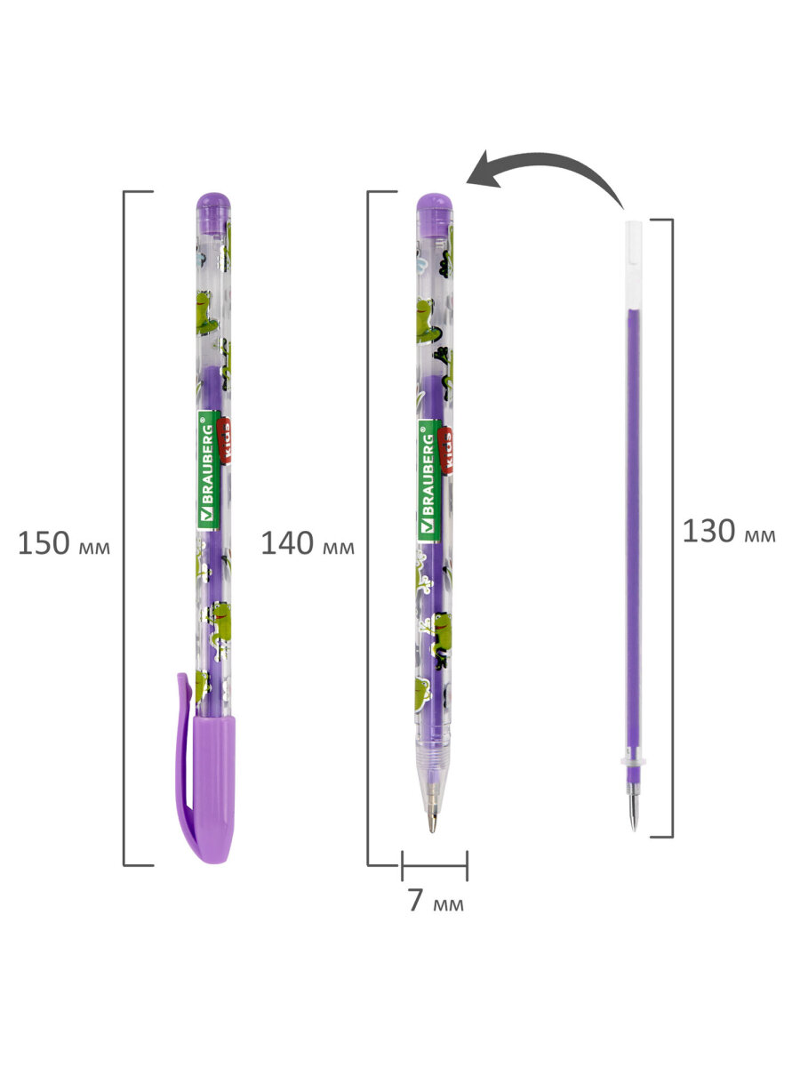 Ручка гелевая Brauberg 36 шт. - фото 12