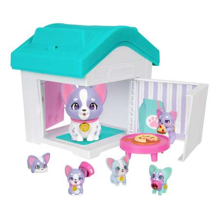Игровой набор Moose cемья собачек в домике