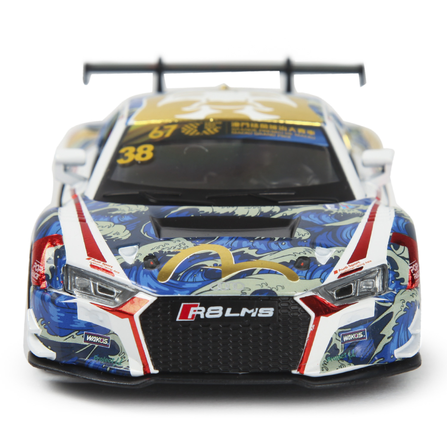 Автомобиль Mobicaro Audi R8 LMS 2015 Gold dragon 1:32 664992(O) - фото 5