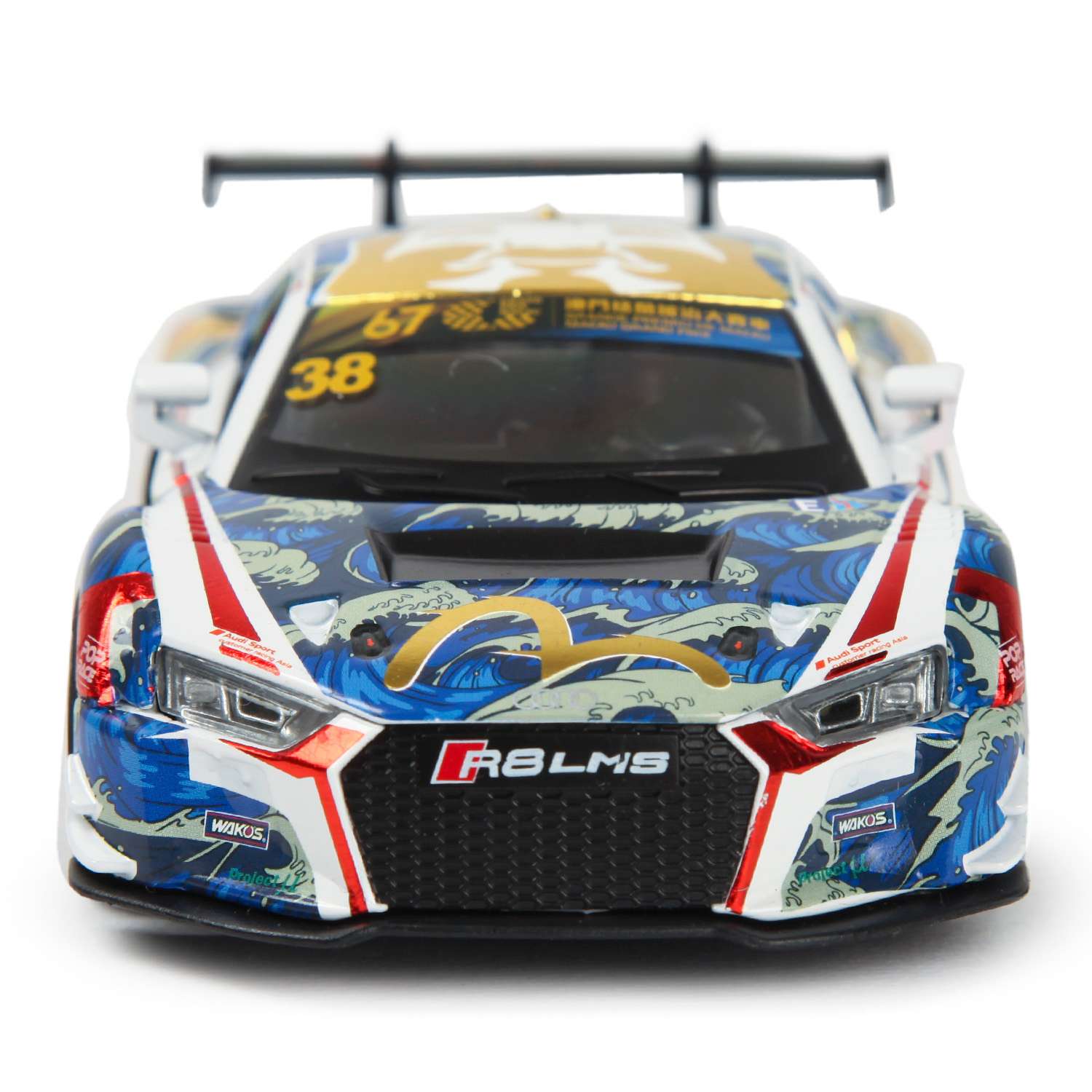 Автомобиль Mobicaro Audi R8 LMS 2015 Gold dragon 1:32 664992(O) - фото 5
