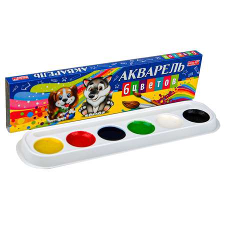 Краски акварель Profit 6 цв.