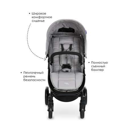 Коляска прогулочная Valco baby Snap 4 Flatt Matt / Cool Grey