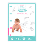 Подгузники NappyClub Premium S 64 шт.