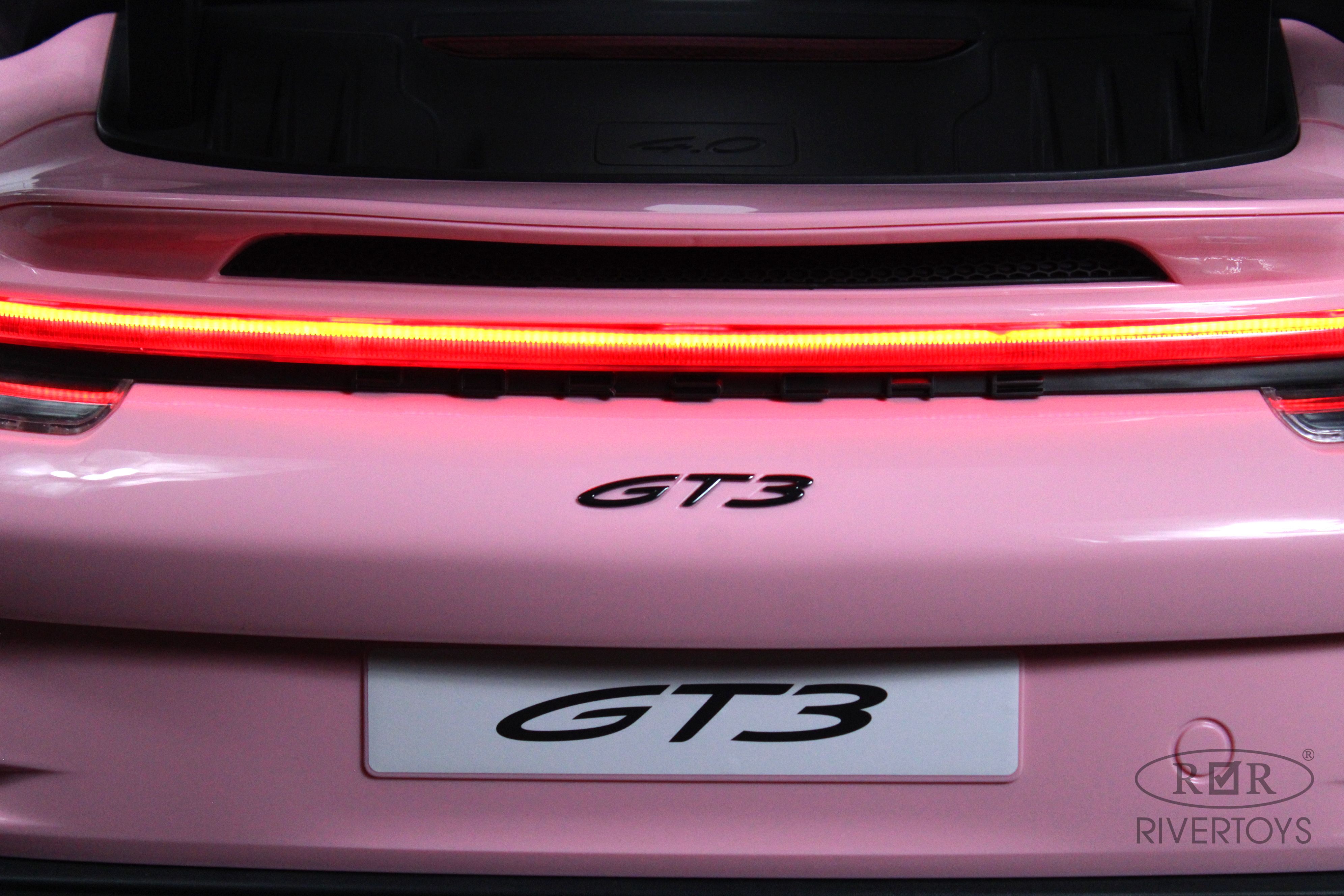 Электромобиль RIVERTOYS Porsche Y911YY-PINK С пультом ДУ - фото 7