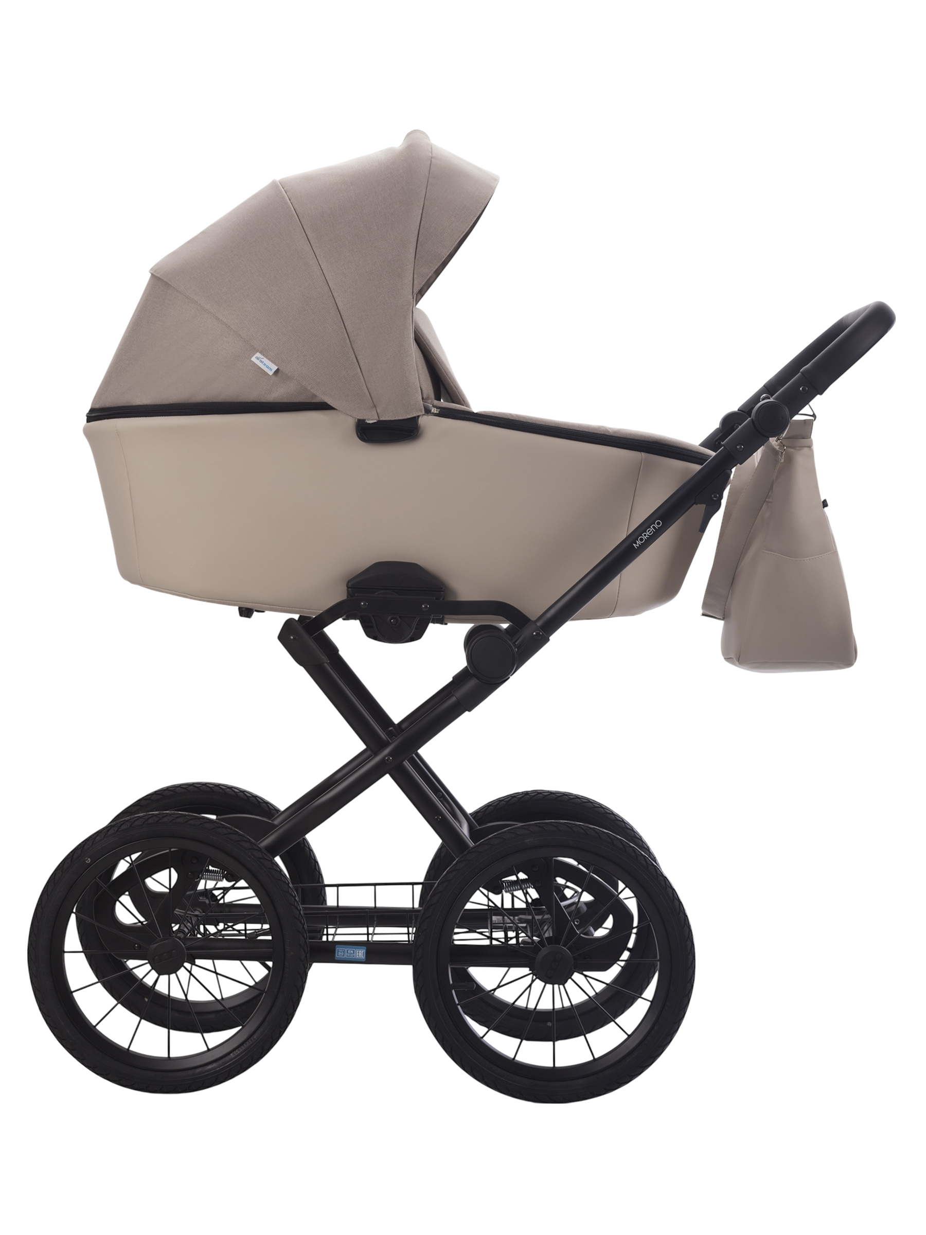 Коляска 2в1 Aroteam Moreno SL New 02 бежевый - фото 2