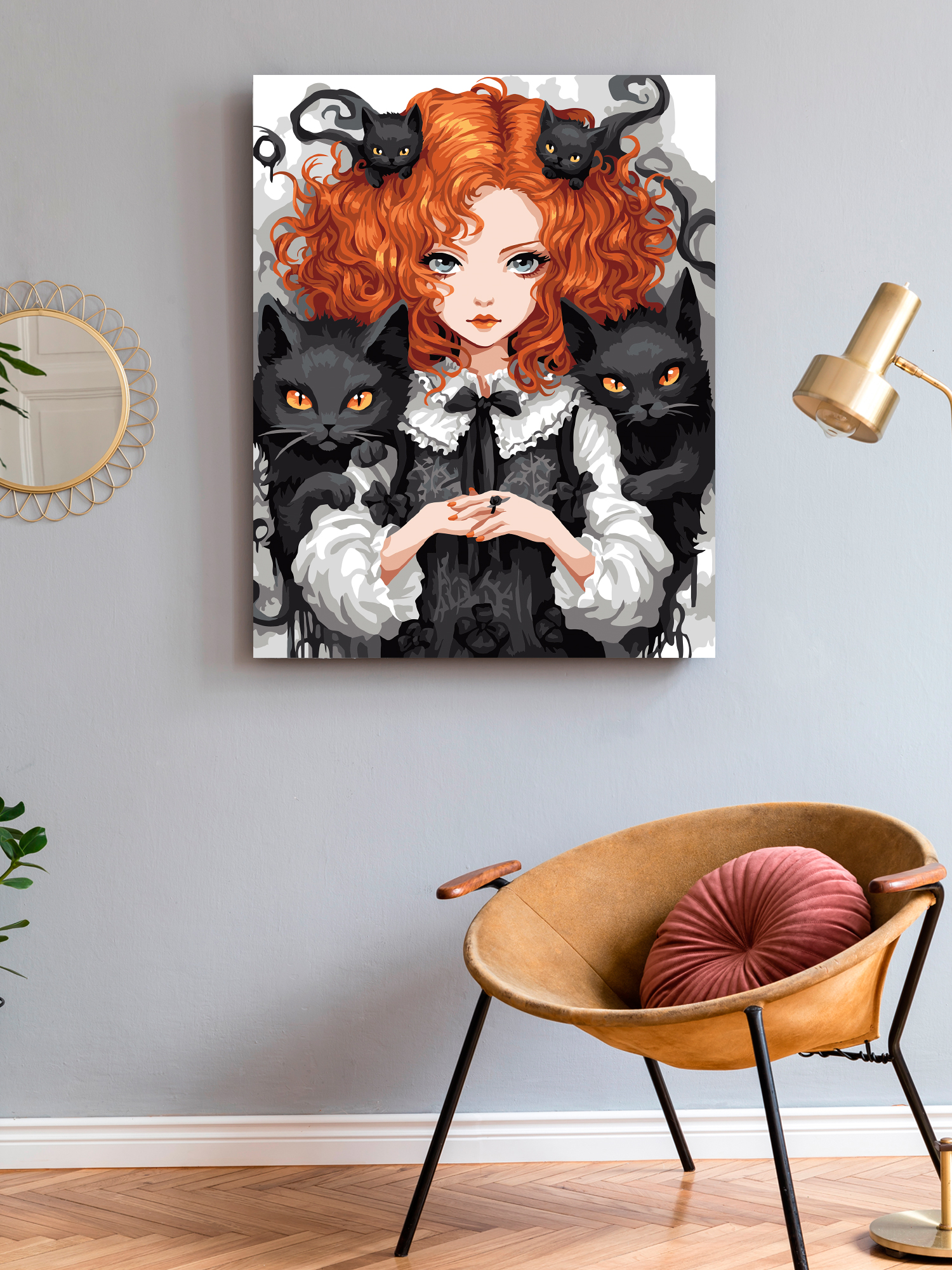 Картина по номерам Art on Canvas Милая ведьма в ассортименте - фото 3