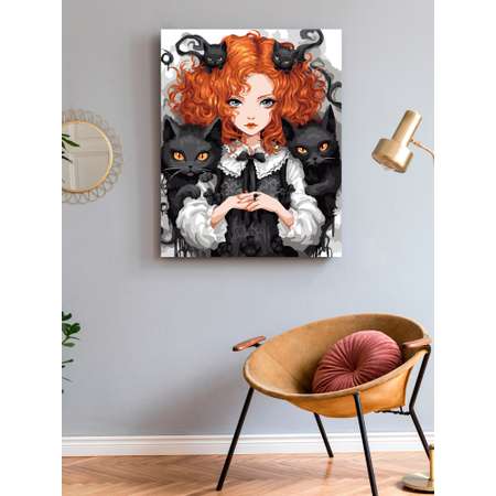 Картина по номерам Art on Canvas Милая ведьма в ассортименте