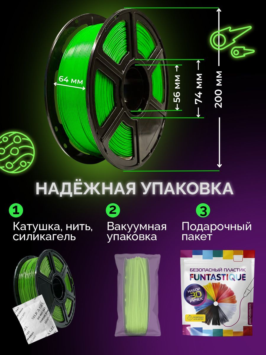Пластик FUNTASTIQUE Зеленый - фото 6