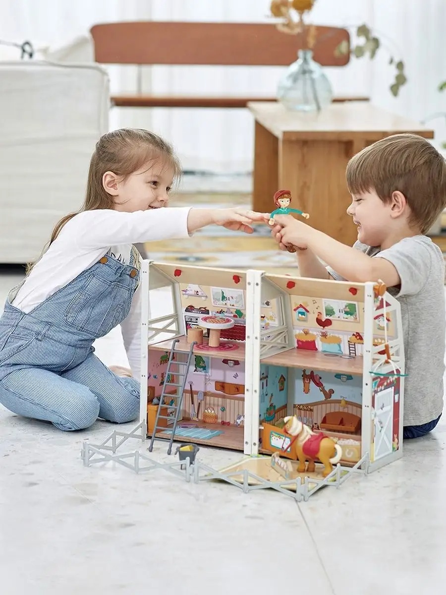 Домик для кукол Hape с мебелью E3409_HP - фото 1