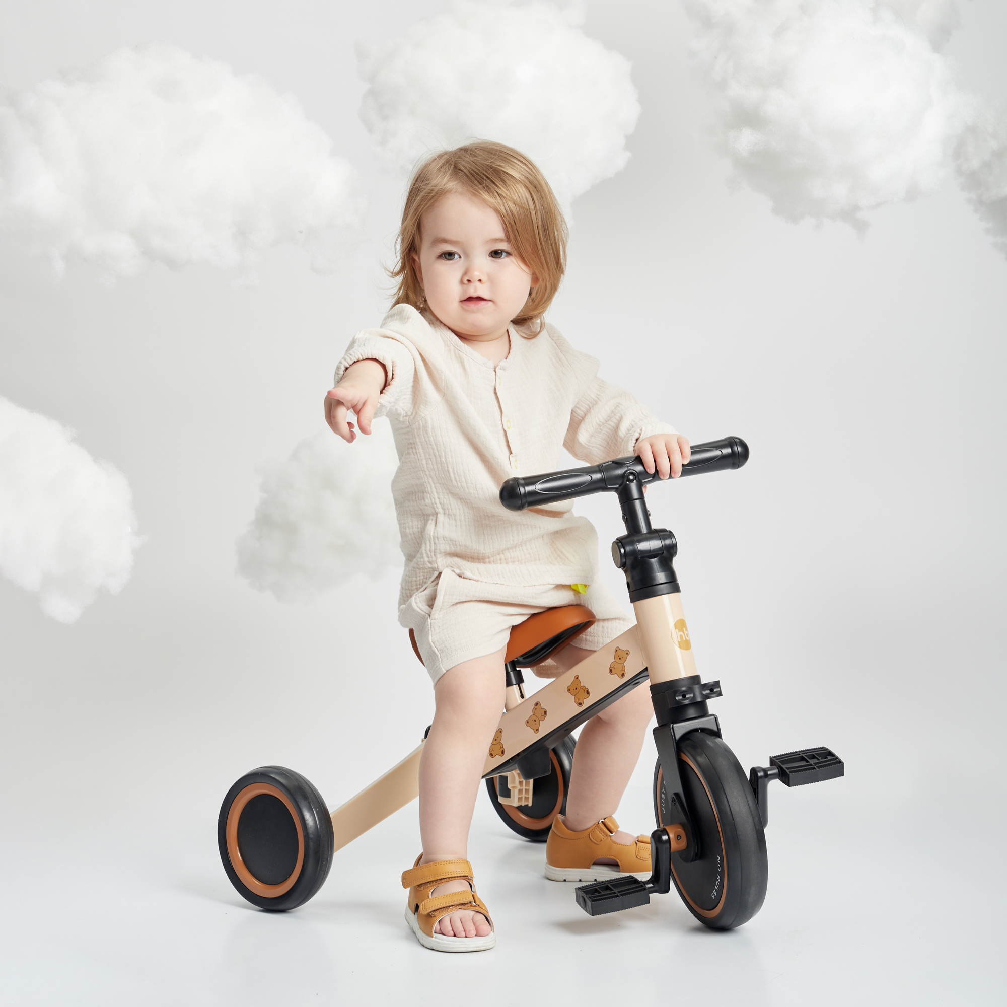 Туника Happy Baby 88133-beige - фото 1