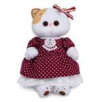 Мягкая игрушка BUDI BASA Ли-Ли в бордовом платье 24 см LK24-103