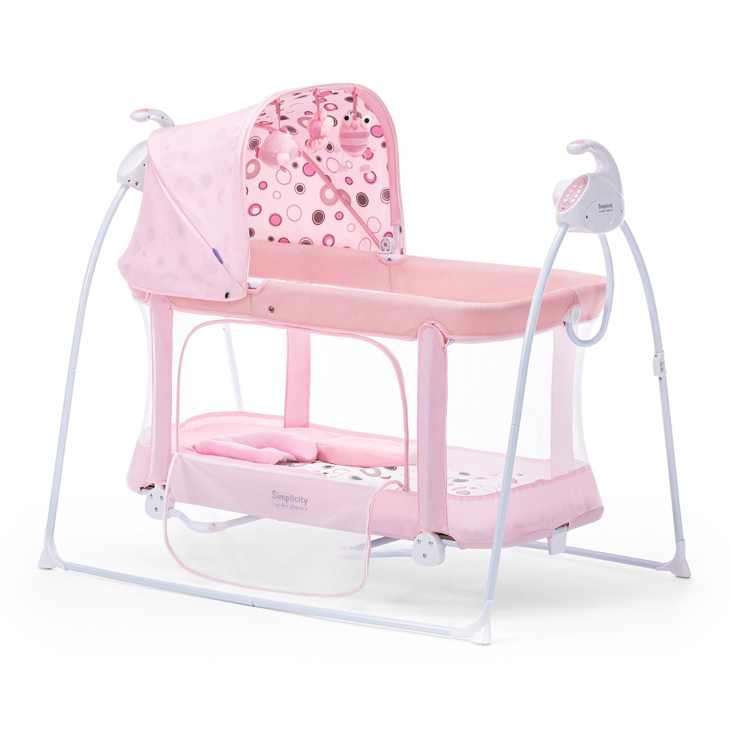 Колыбель SIMPLICITY 4030 Auto розовый - фото 13