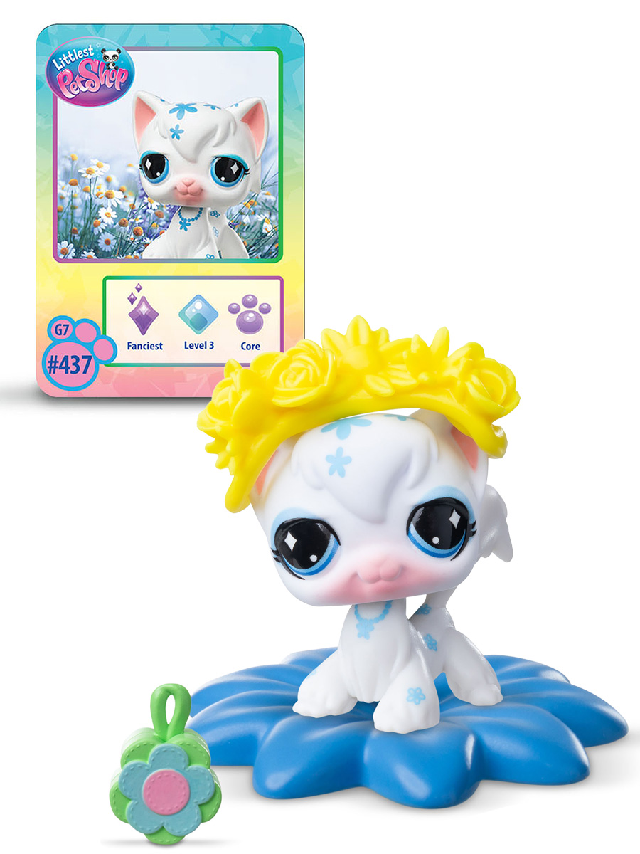 Игровой набор Littlest Pet Shop Весенний вайб Ангорская кошка - фото 4