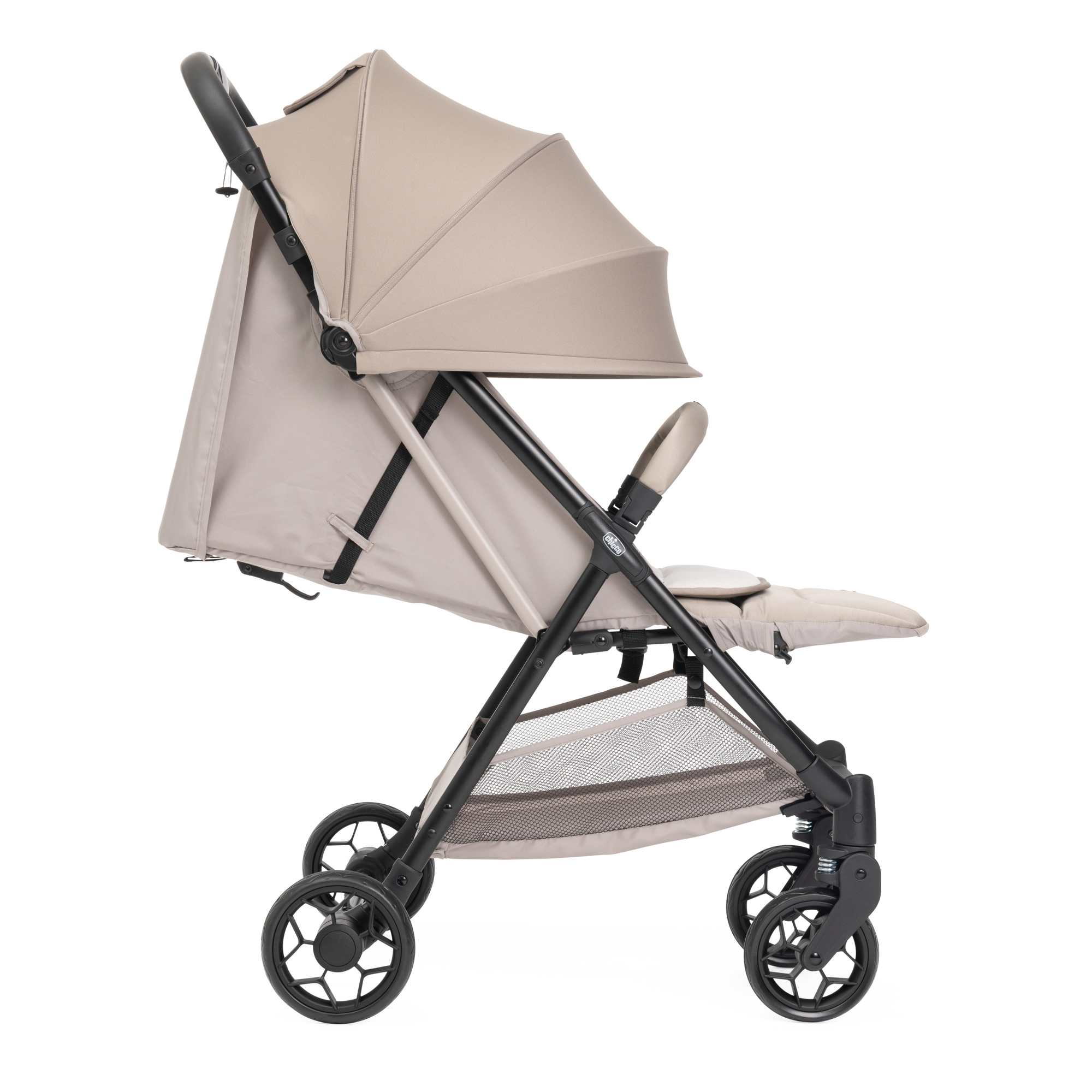 Коляска прогулочная Chicco бежевый - фото 11