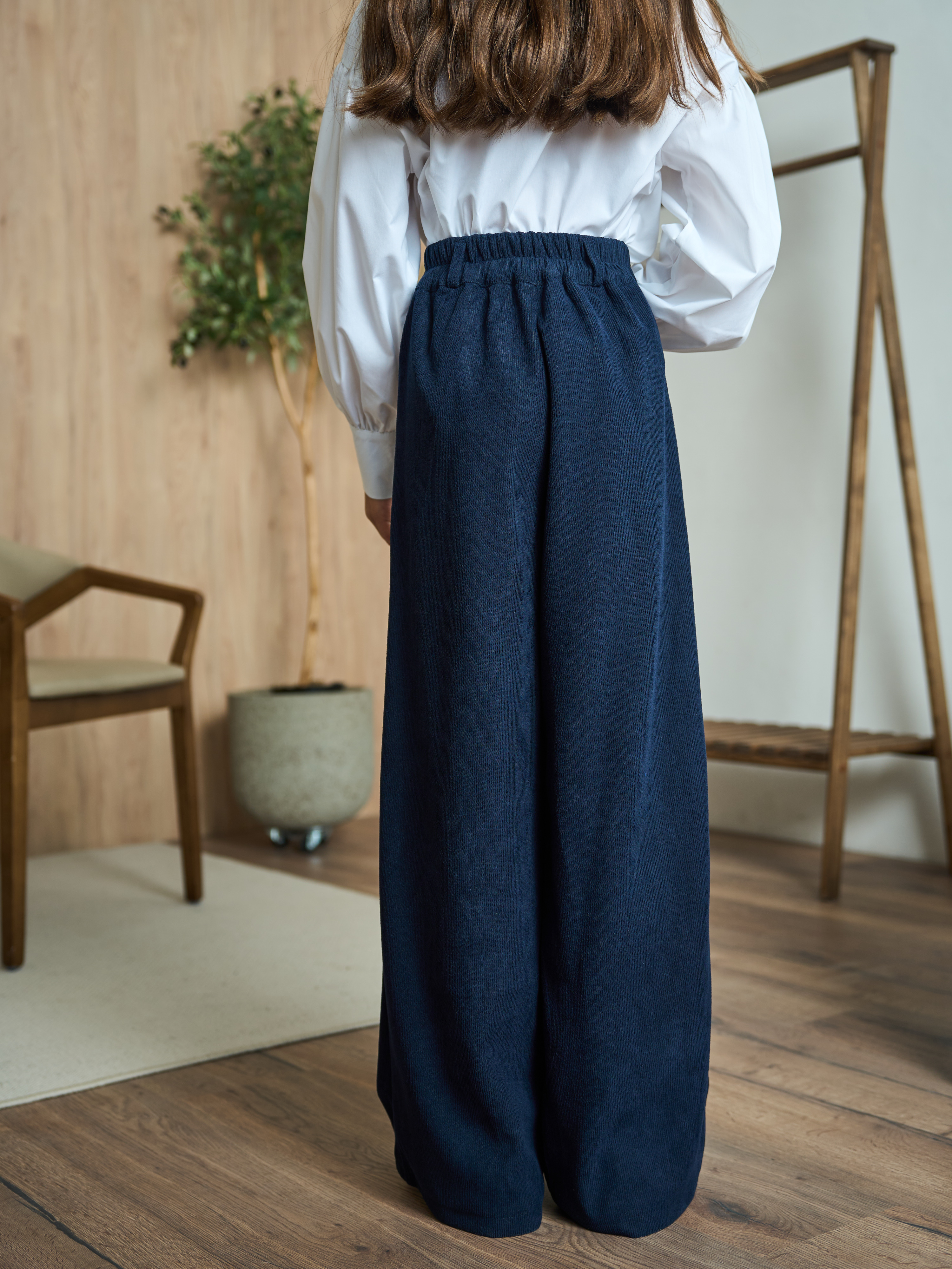 Брюки-палаццо СИНЯЯ МОДА W503-G39 - фото 4