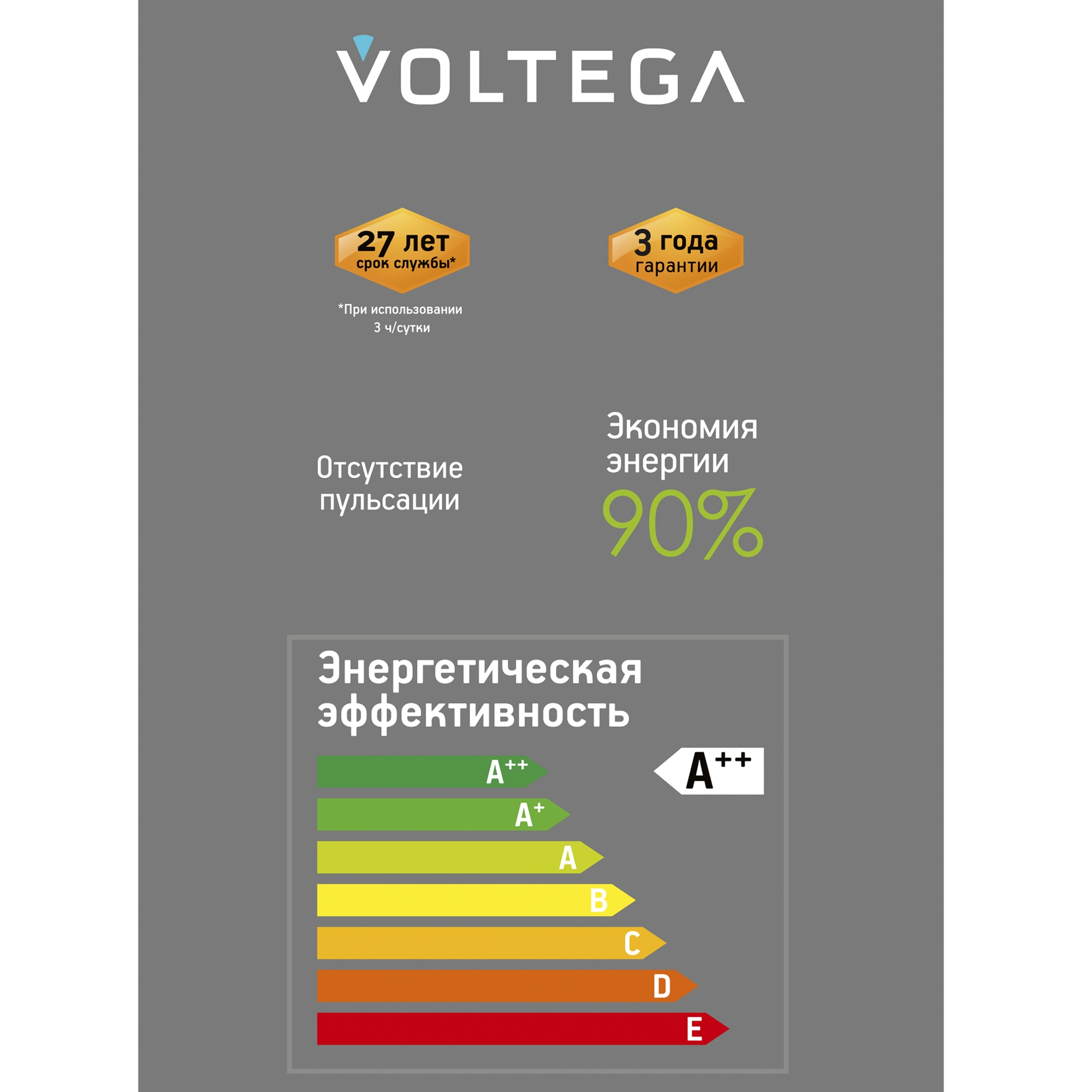 Лампочка декоративная VOLTEGA 8575 - фото 8