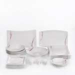 Сервиз столовый Zarin Porcelain Industries на 6 персон Vinci Alba Platinum 30 предметов