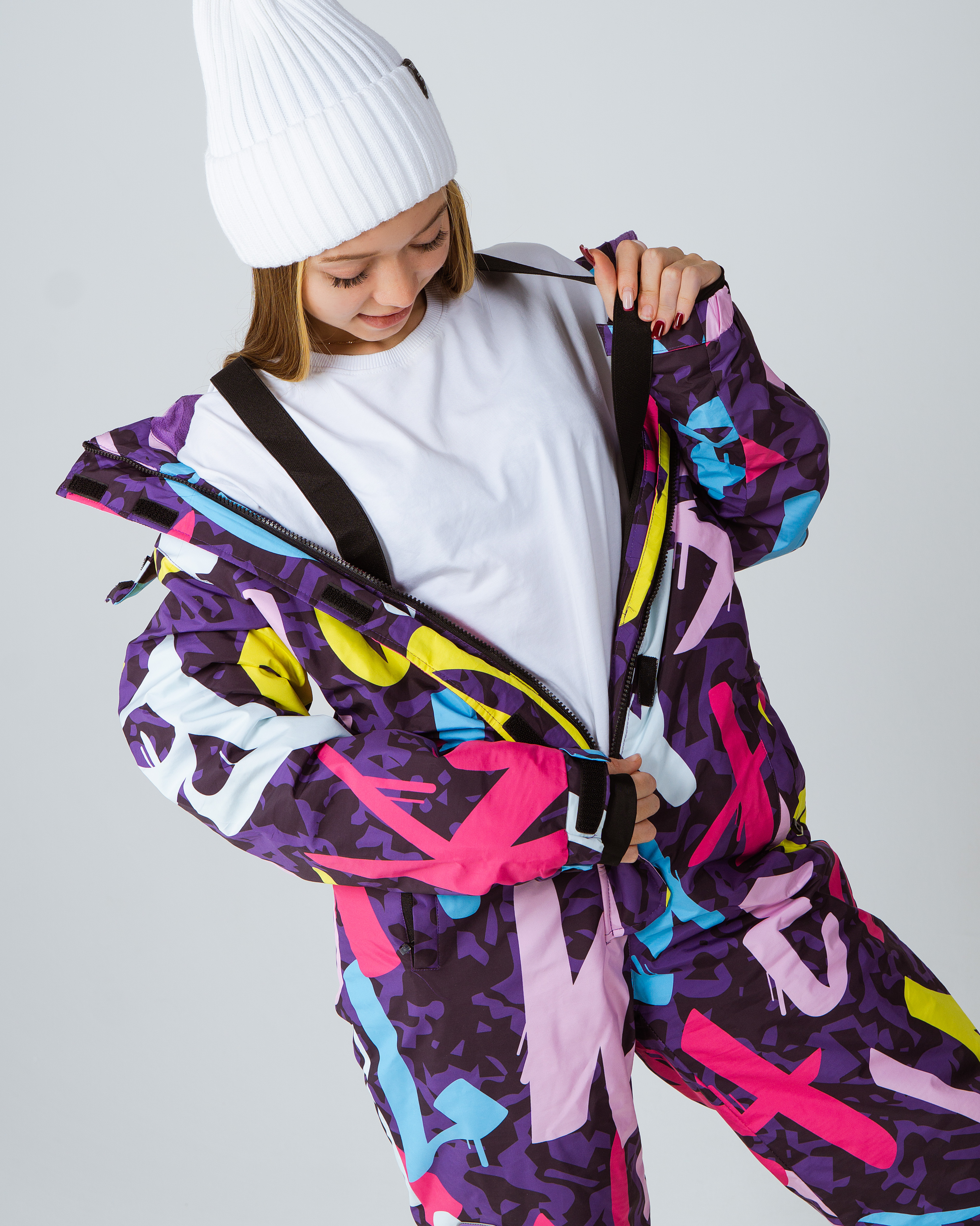 Комбинезон Saimaa GLO-10 фиолетово-розовый - фото 5