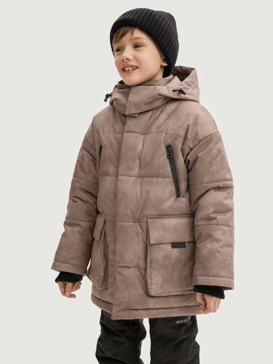 Куртка NIKASTYLE 4з7925 кэмел - фото 3