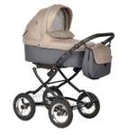 Коляска люлька Indigo Blues Classic 04 бежевый