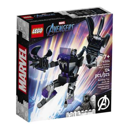 Конструктор LEGO Marvel Super Heroes Чёрная Пантера: робот 124 дет.