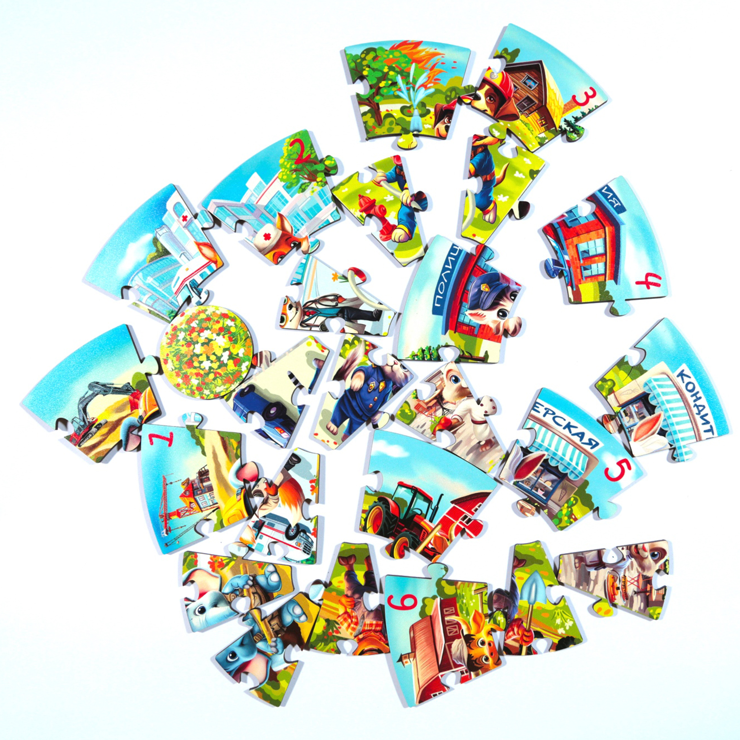 Пазл 1TOY Профессии деревянный - фото 9