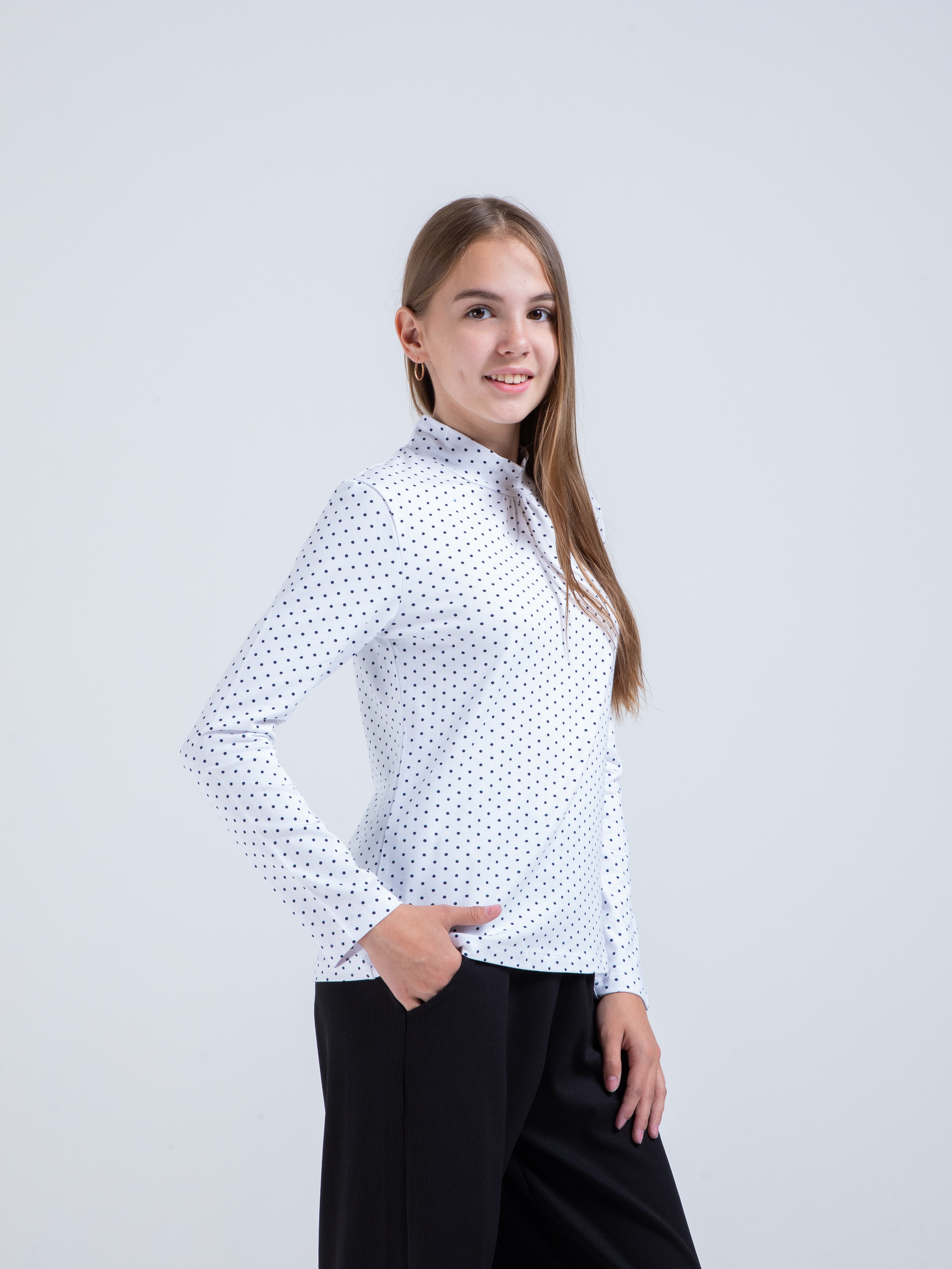 Водолазка STELLA MODA 15602_белый - фото 8