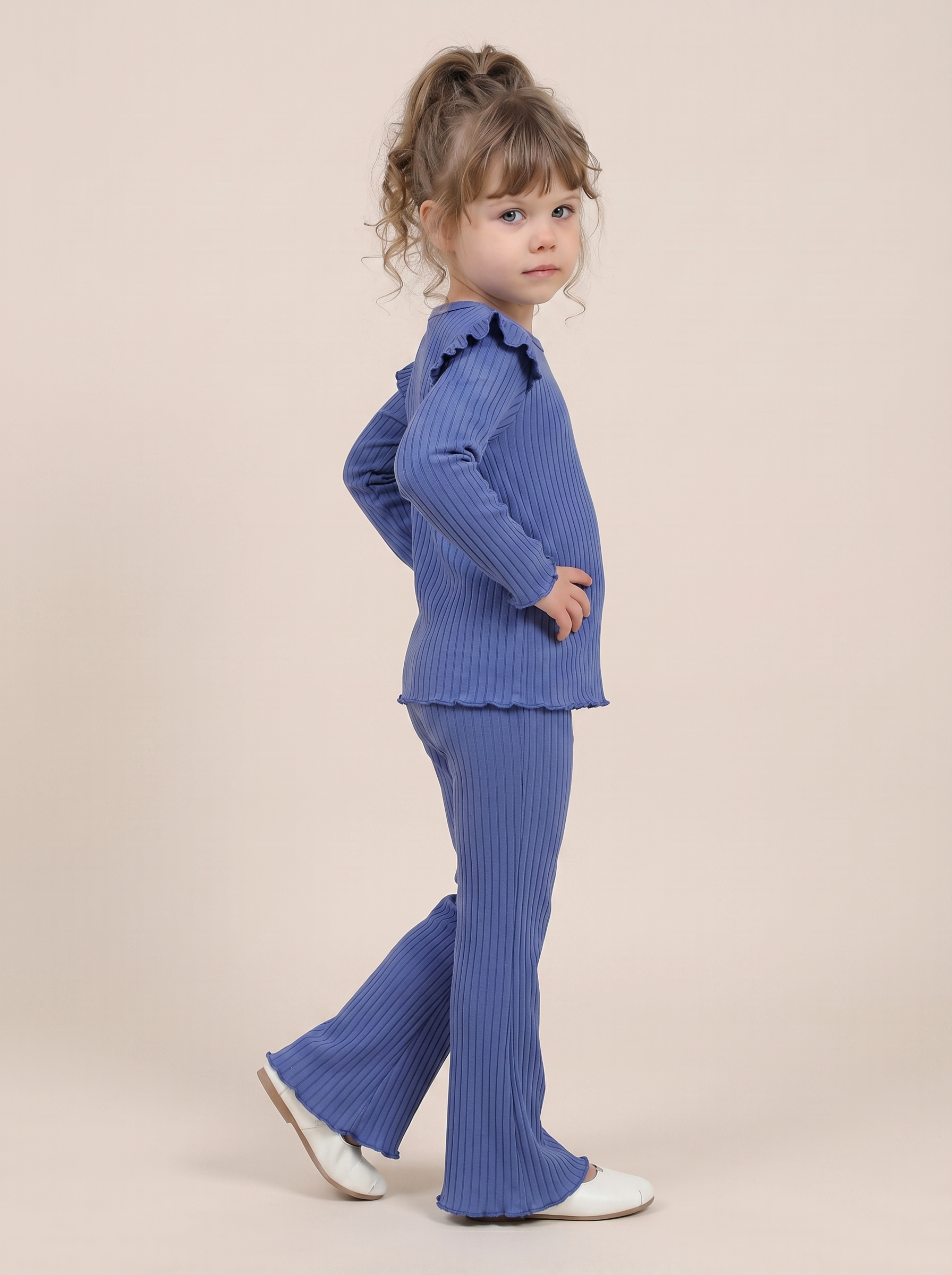 Изображение товара Комплект для девочки YOULALA 116 из хлопка с крылышками