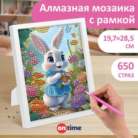 Алмазная мозаика ON TIME Зайка