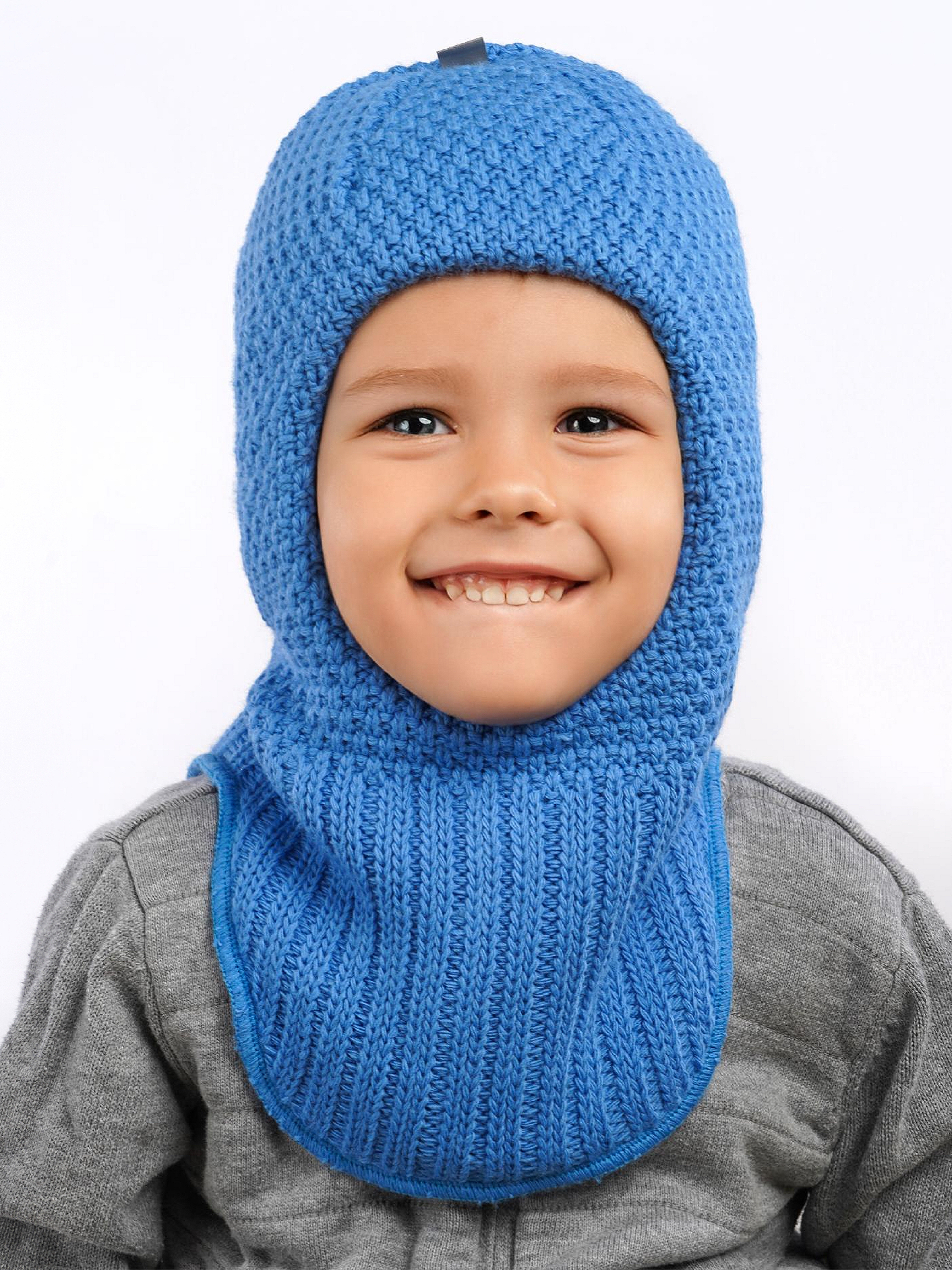 Шапка-шлем ПриКиндер U-W233901 Цвет: Джинс - фото 11