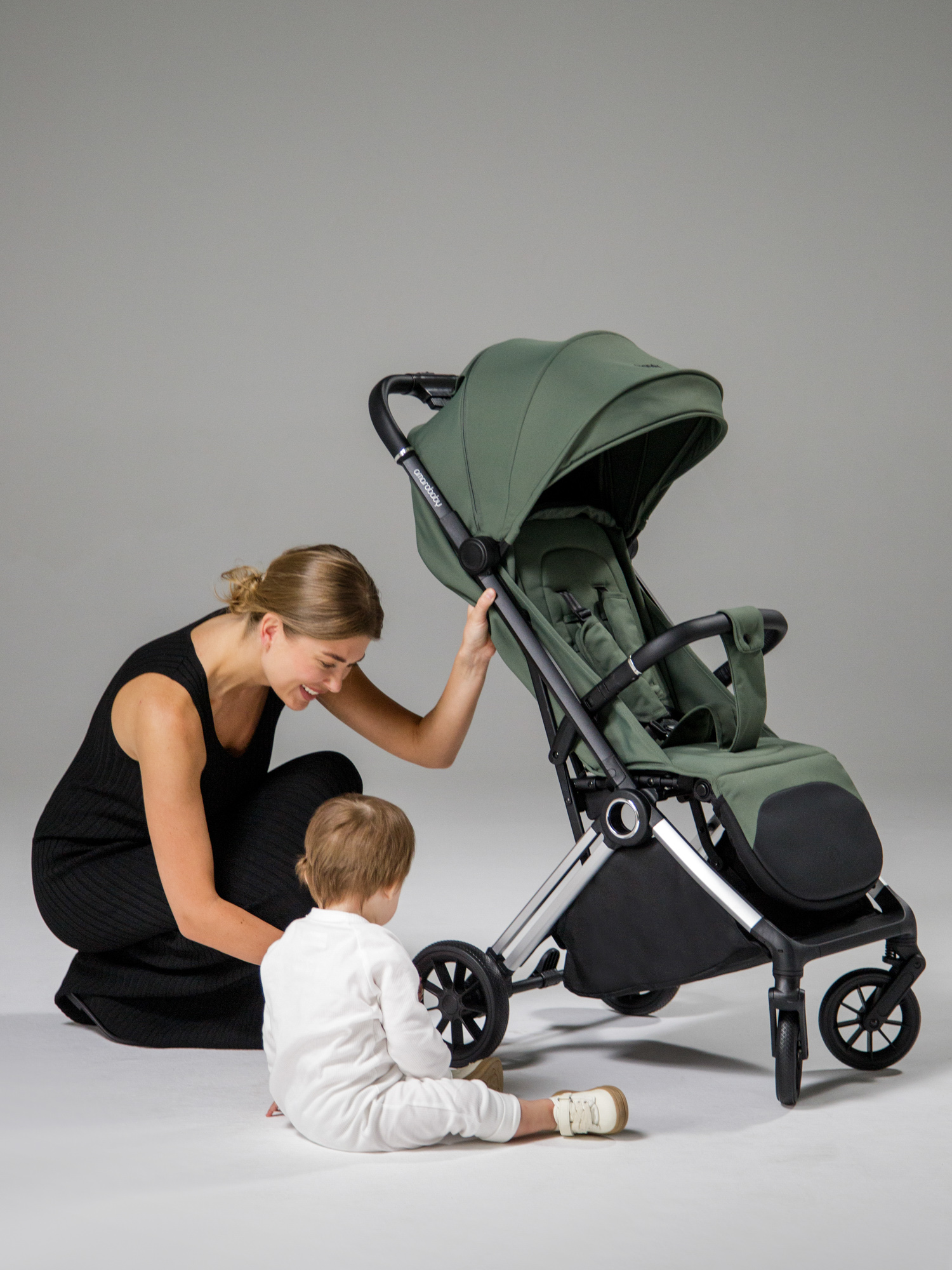 Коляска прогулочная Amarobaby Handy зеленый - фото 28