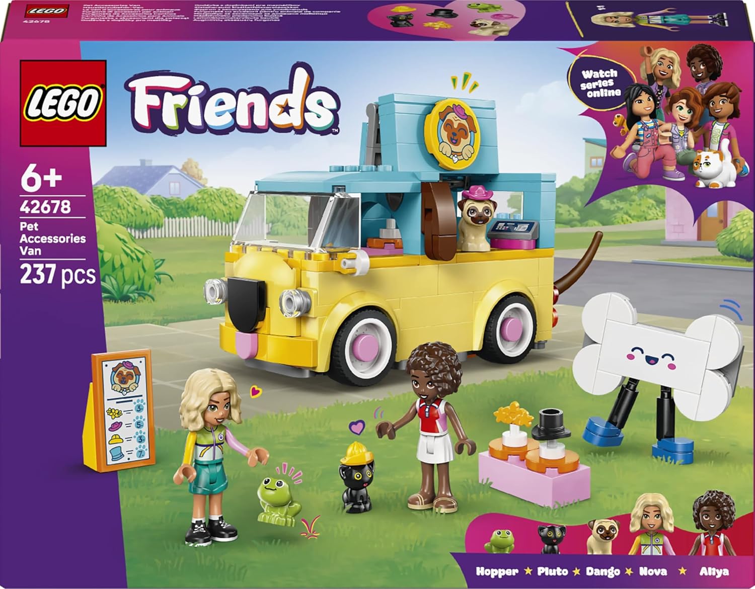 Конструктор LEGO Friends Фургон с аксессуарами 237 дет. - фото 4