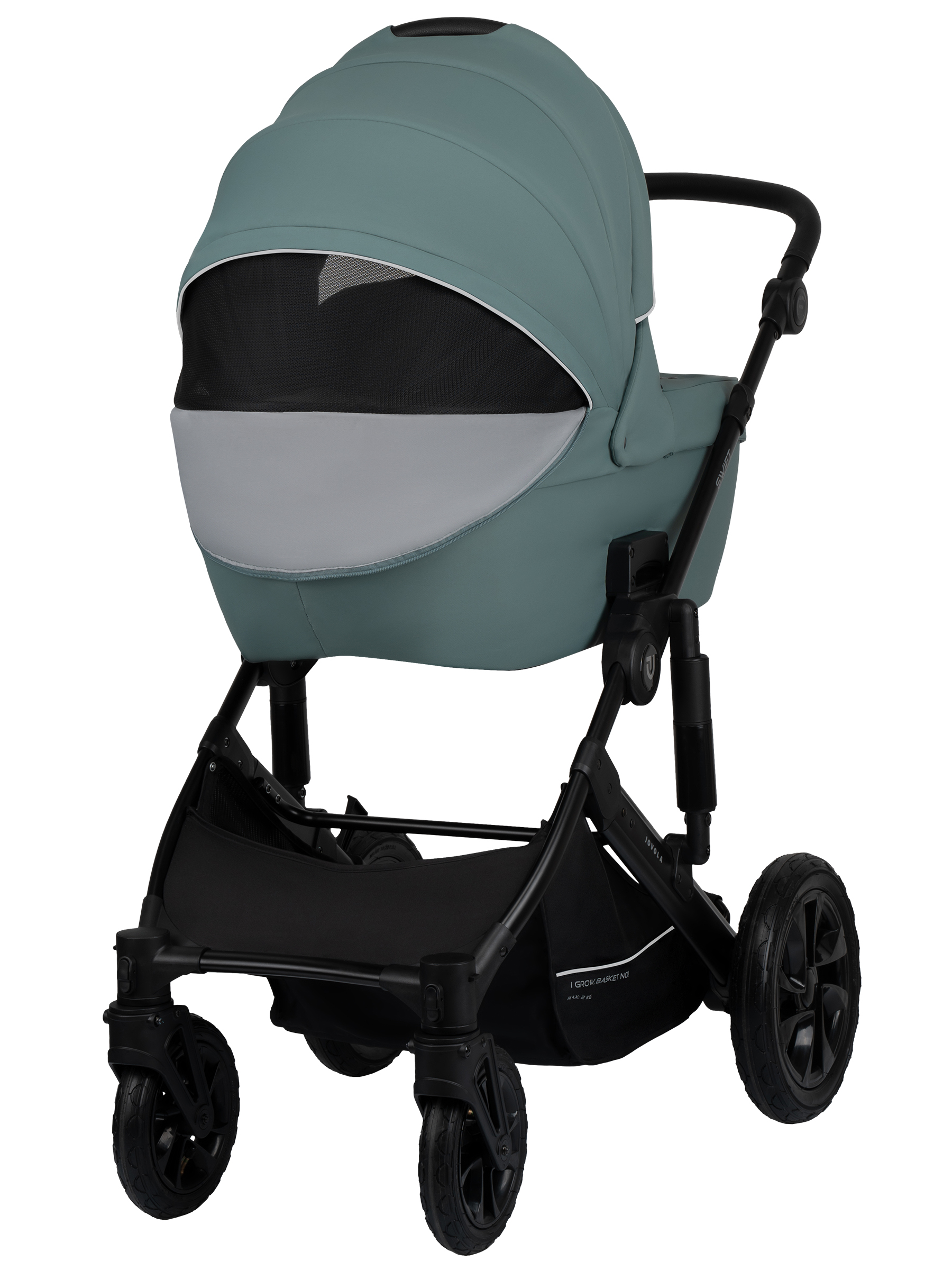 Коляска 3в1 JOVOLA Swift Plus зеленый - фото 3