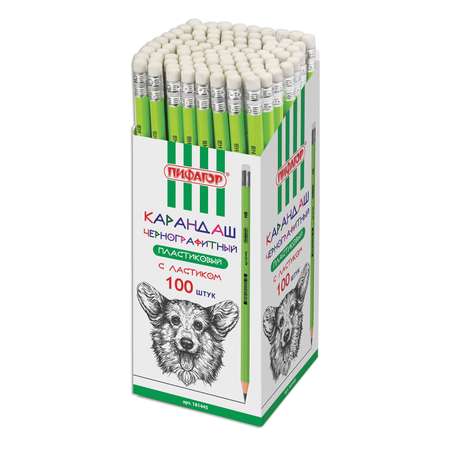 Карандаши чернографитные Пифагор 1 шт.