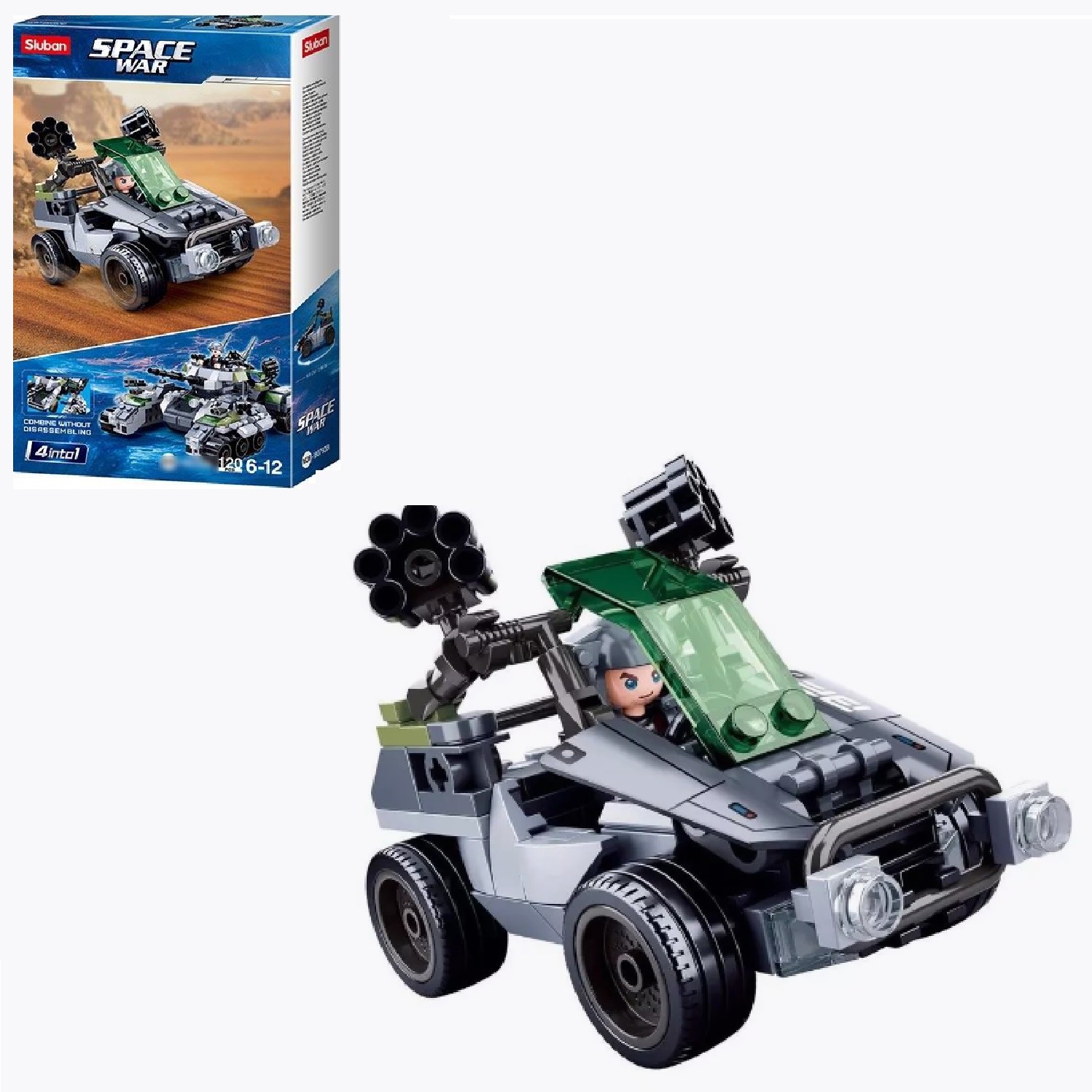 Конструктор SLUBAN Space War сборная игровая модель - фото 1