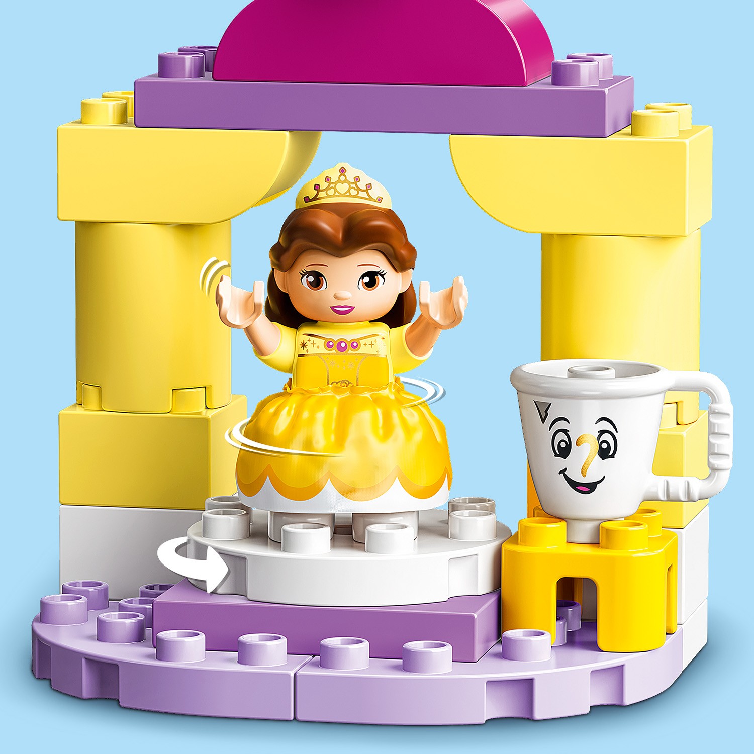 Конструктор LEGO DUPLO Princess Бальный зал Белль 23 дет. - фото 10