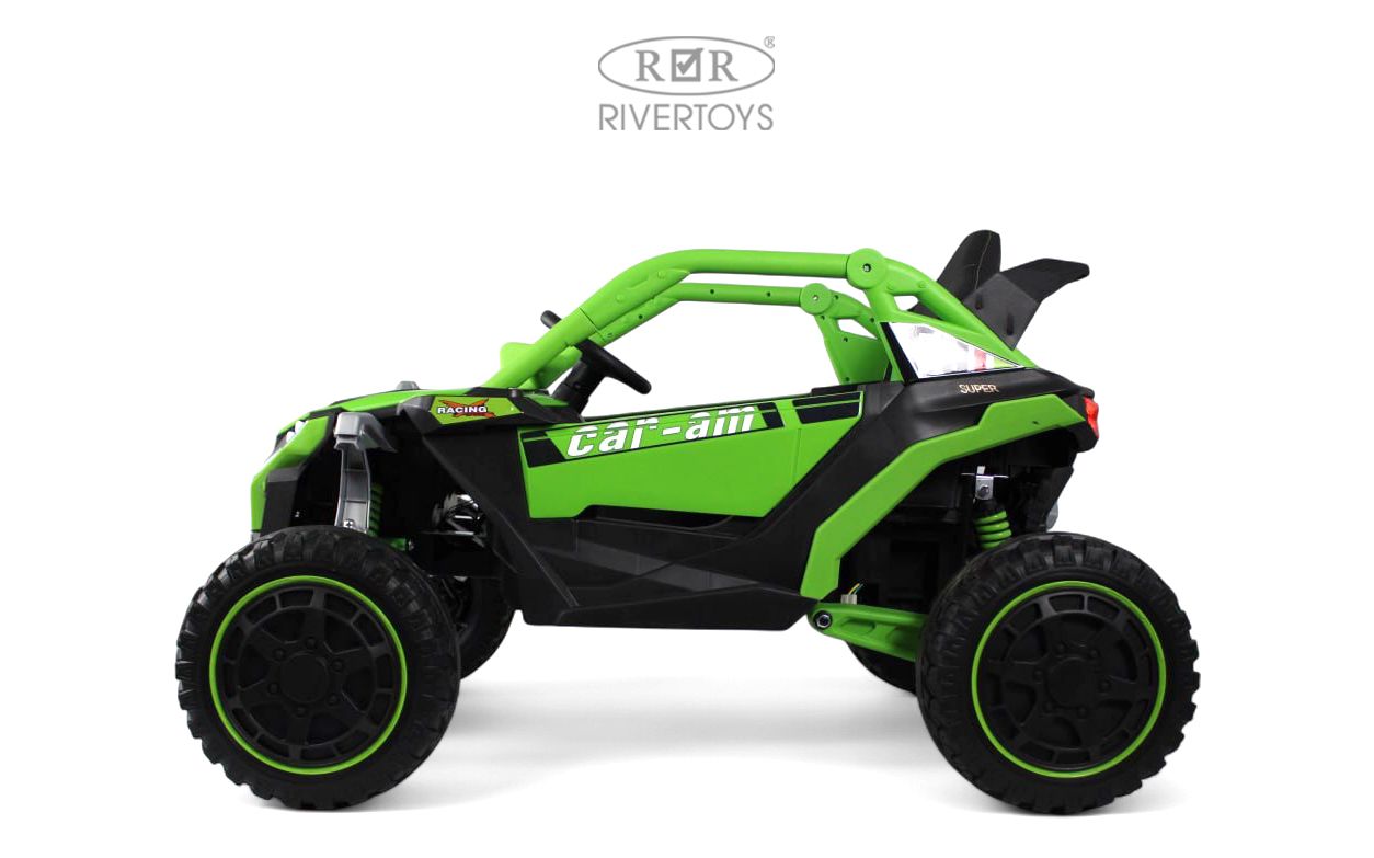 Электромобиль RIVERTOYS Z707ZZ-GREEN С пультом ДУ - фото 6