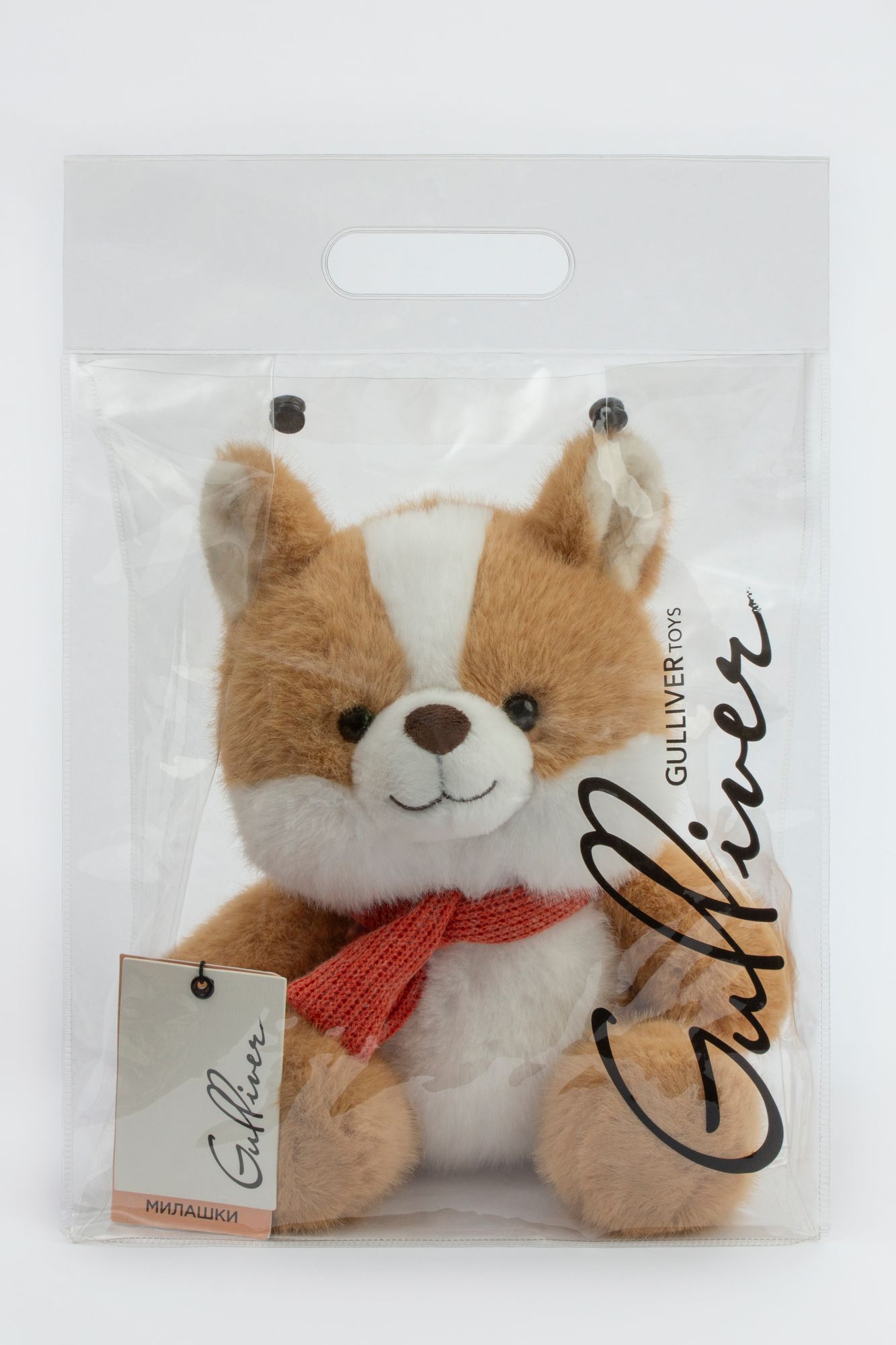 Мягкая игрушка GULLIVER toys Корги в шарфике - фото 7