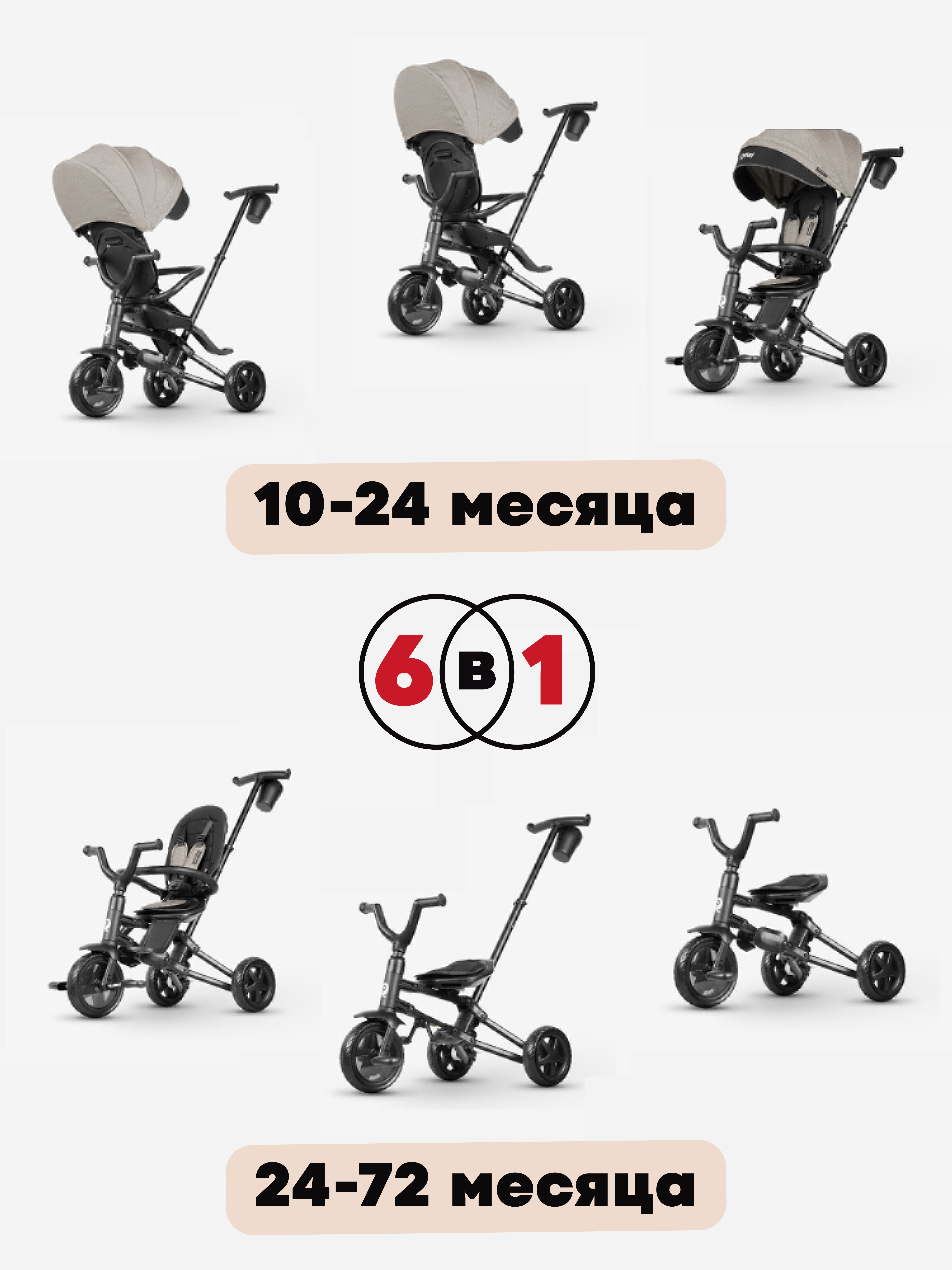 Трехколесный велосипед Q-Play 8 дюймов - фото 2