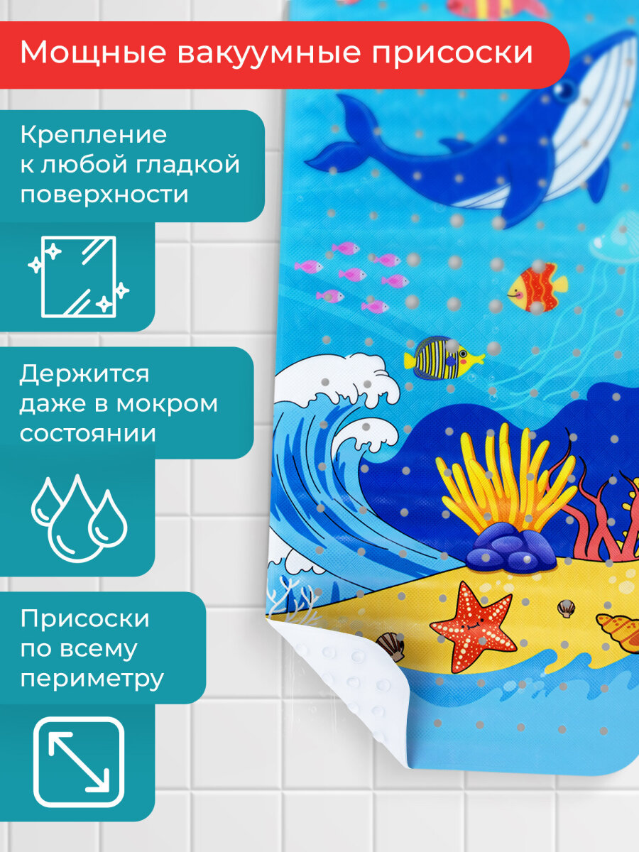 Коврик для ванной PRIMILA Кит 40 x 100 см - фото 2