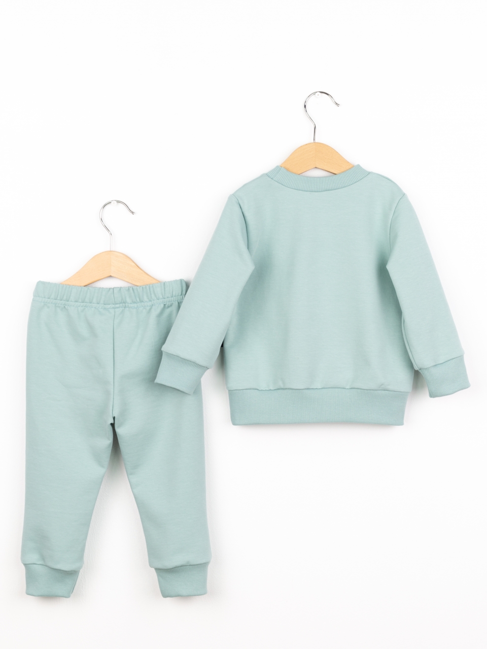 Костюм Baby boom КД568/2-Ф2 аппликация капибара мятно-голубой - фото 2