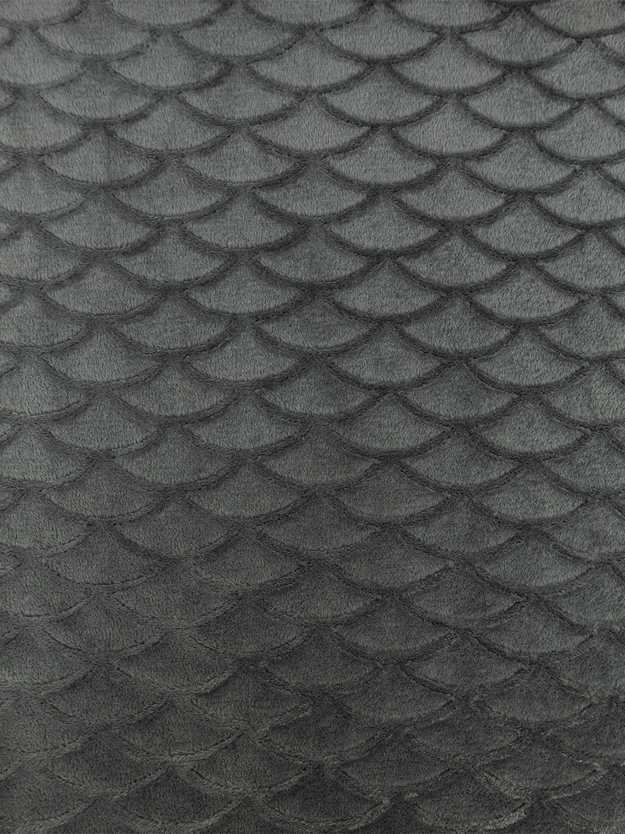 Покрывало BRAVO с тиснением серый 150 x 200 см велсофт - фото 2