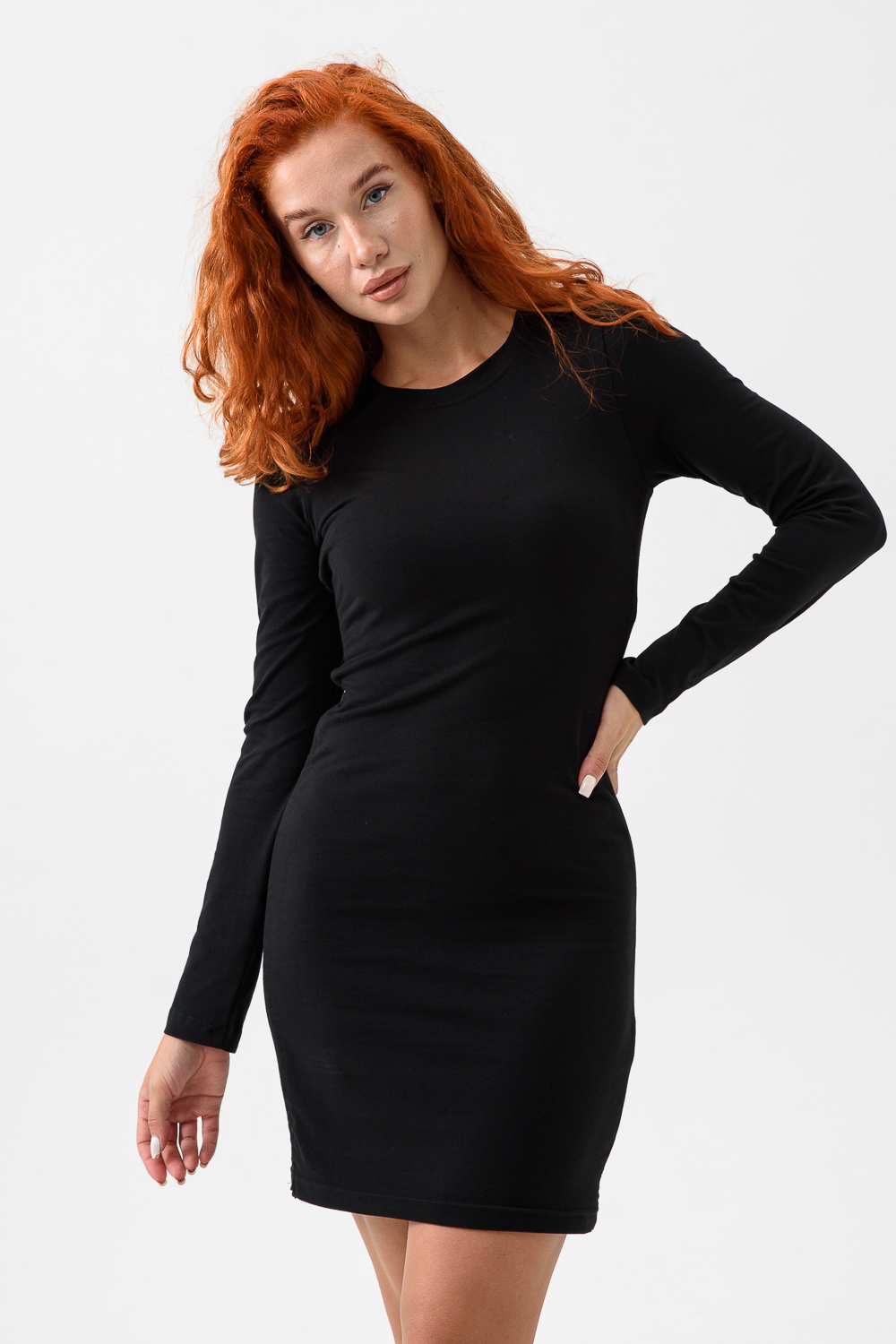 Платье Натали Суслова 14443 черный - фото 5