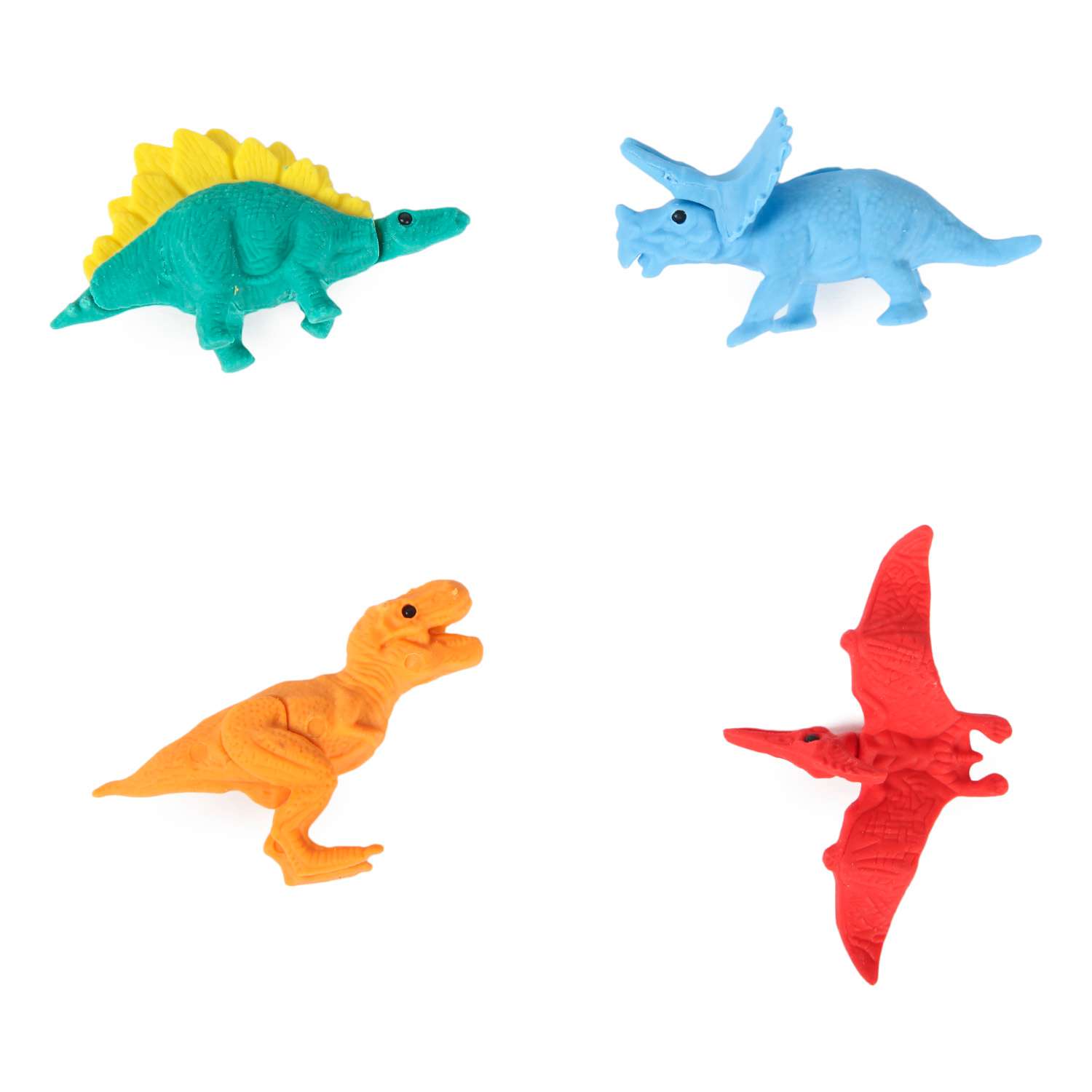Ластик Erhaft Dino 4 шт. - фото 2